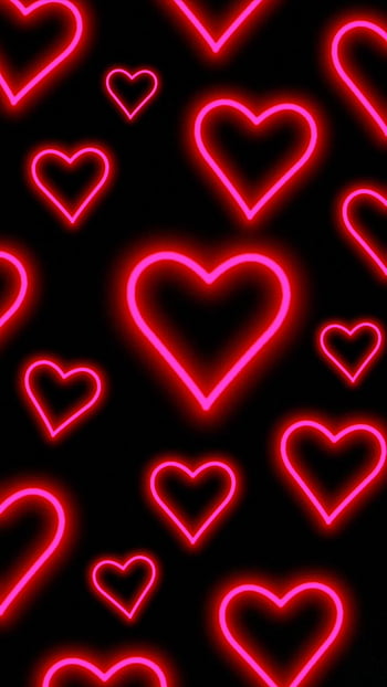 Hình nền hình trái tim neon hồng dễ thương sẽ khiến bạn cảm thấy như đang đắm chìm trong tình yêu và mong muốn chia sẻ niềm vui đó với người khác. Đây là một hình ảnh tuyệt đẹp để làm nền cho màn hình điện thoại của bạn.