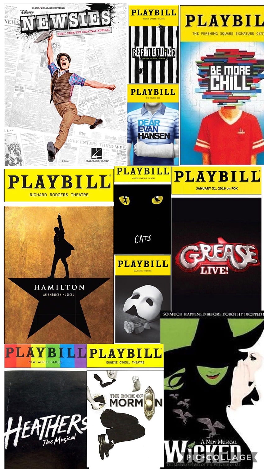 Broadway Playbills . Musical , Playbill, Broadway playbills, Broadway Shows HD phone wallpaper