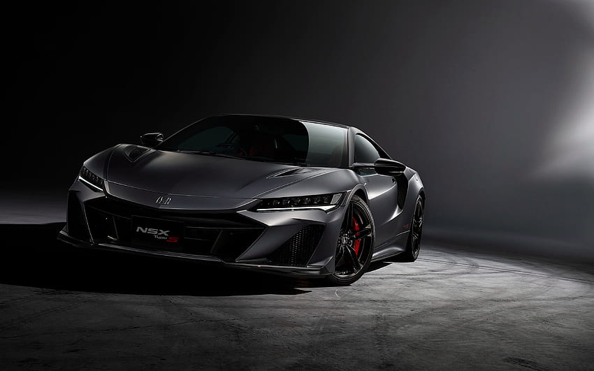 2022, Honda NSX Type S, , front view, exterior, gray sports coupe, new NSX Type S, Japanese sports cars, Honda HD wallpaper