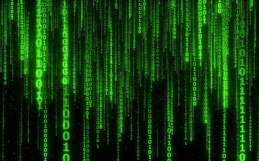 двоичен код, код, числа, зелено, светещ ултра 16:10 фон, червен двоичен код HD тапет