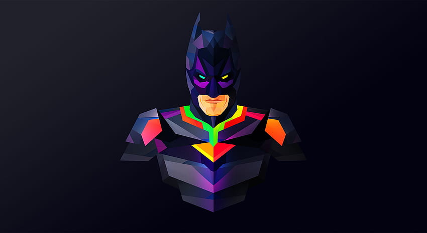 Facetas, Cool Geométrico Batman papel de parede HD
