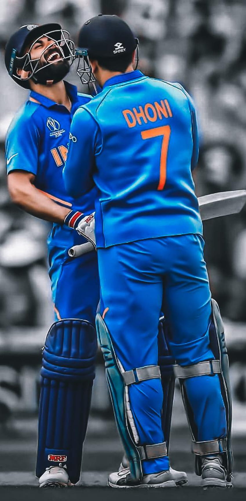 Virat Kohli, Virat Kohli y Dhoni fondo de pantalla del teléfono