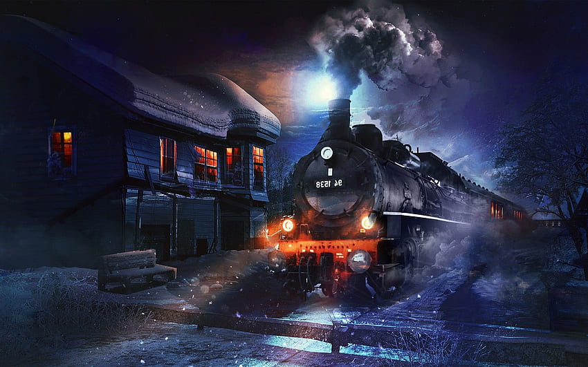 Coal Train, Graphics, , , Background HD wallpaper