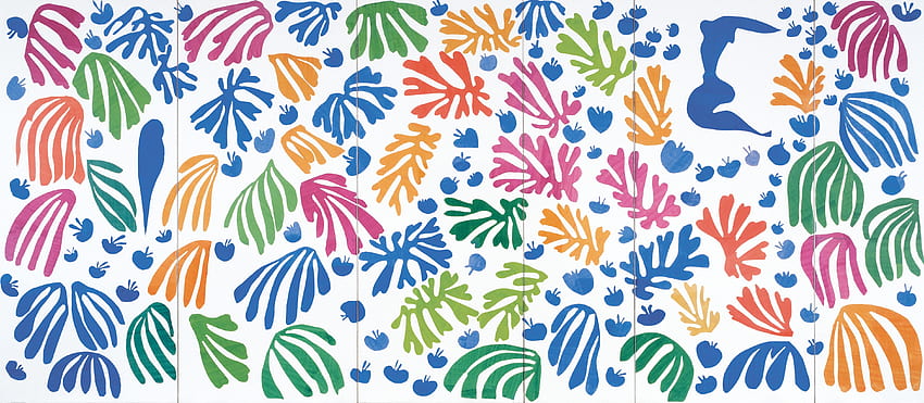 : Henri Matisse: MoMA Condé Nast'ta Kesikler Sergisi HD duvar kağıdı