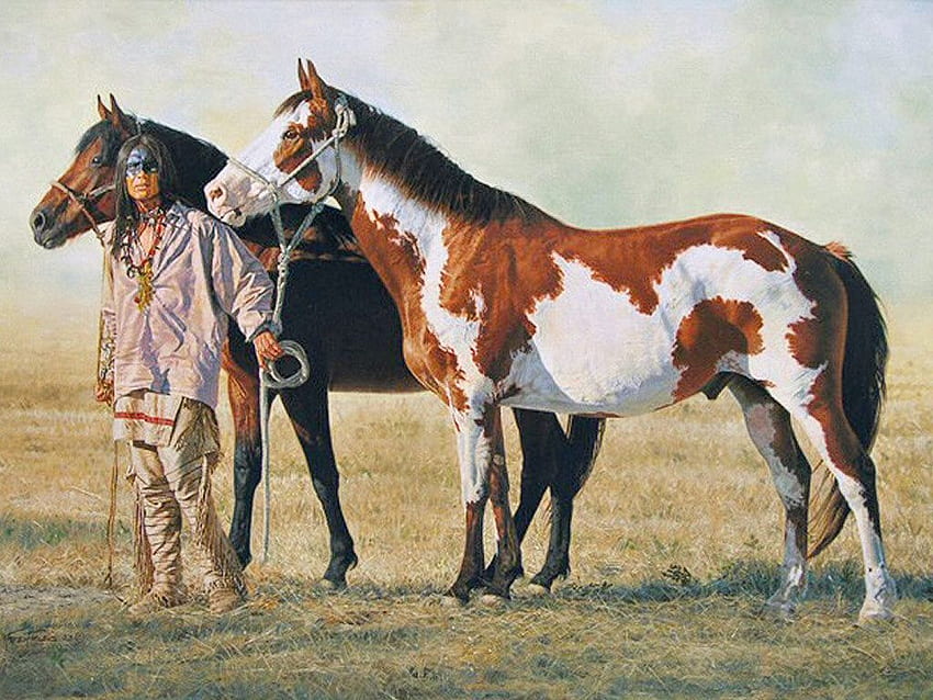 detail for -. horse, Indian, Native, Native American, Native American Father's Day HD wallpaper