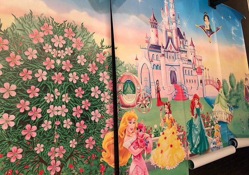 Princess, Nursery, Ariel, Jasmine, Snow White, Cinderella, Snow White Castle HD wallpaper