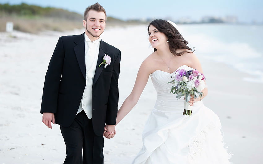 : Wedding Couple - Caucasian, Woman, Wedding HD wallpaper