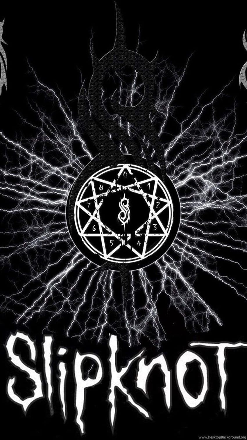 Slipknot-Logo, Slipknot 3D HD-Handy-Hintergrundbild