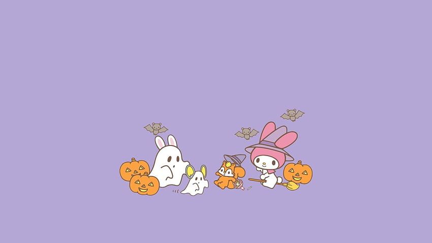 wp: postagens do Tumblr do dia das bruxas, Sanrio Halloween papel de parede HD