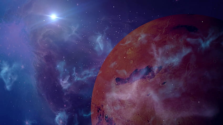 fantasy alien planet in outer space sci-fi background Stock Video Footage - VideoBlocks HD wallpaper
