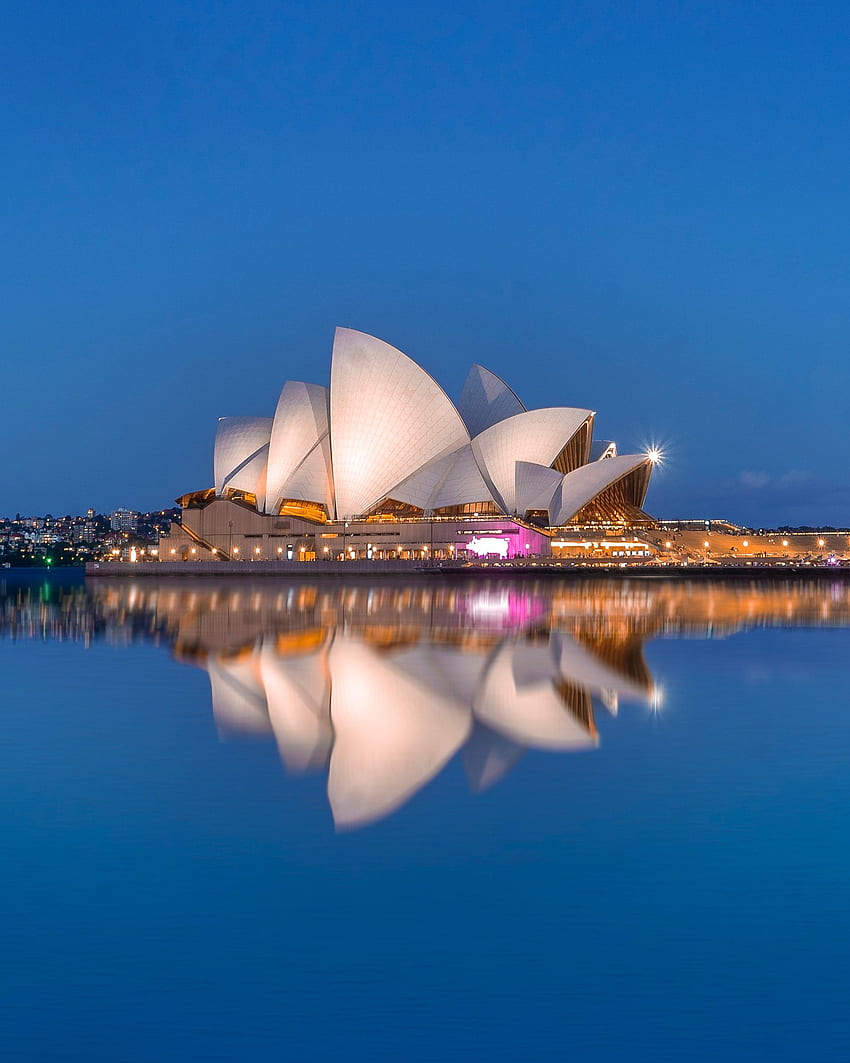Sydney Opera House, Australien · Stock HD-Handy-Hintergrundbild