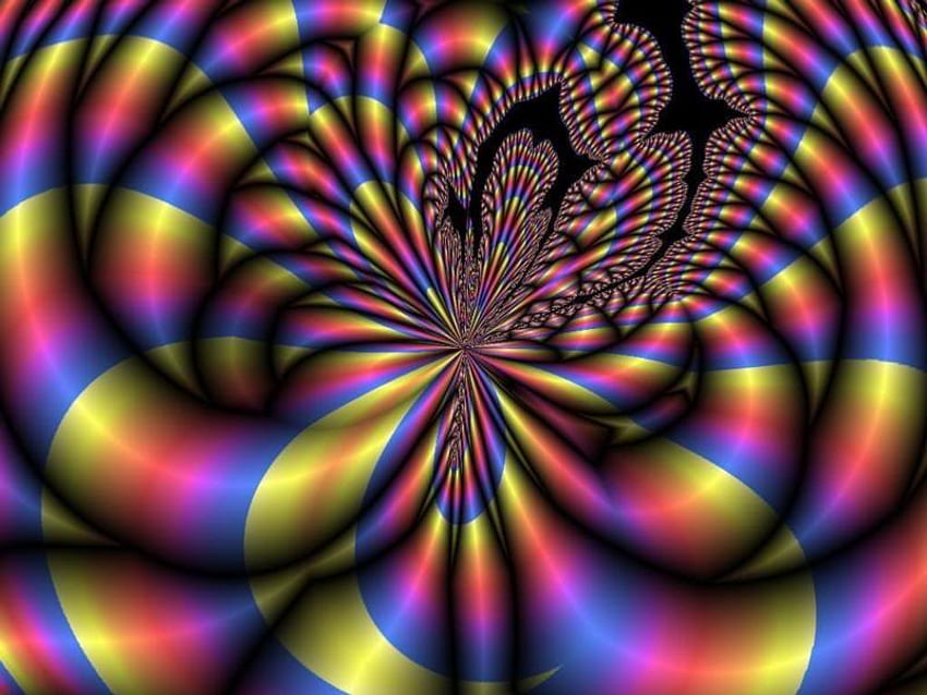 Looping Röhren, Röhren, Farben, Schleife, abstrakt HD-Hintergrundbild