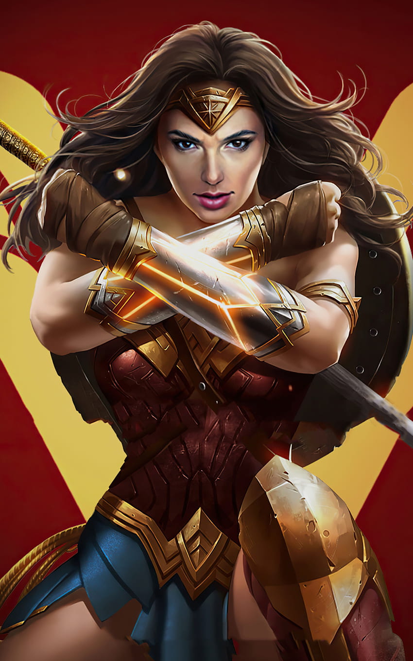 Wonder Woman Dc Injustice 2 Mobile Nexus 7, Samsung Galaxy Tab 10, Note Android таблети, , Фон HD тапет за телефон