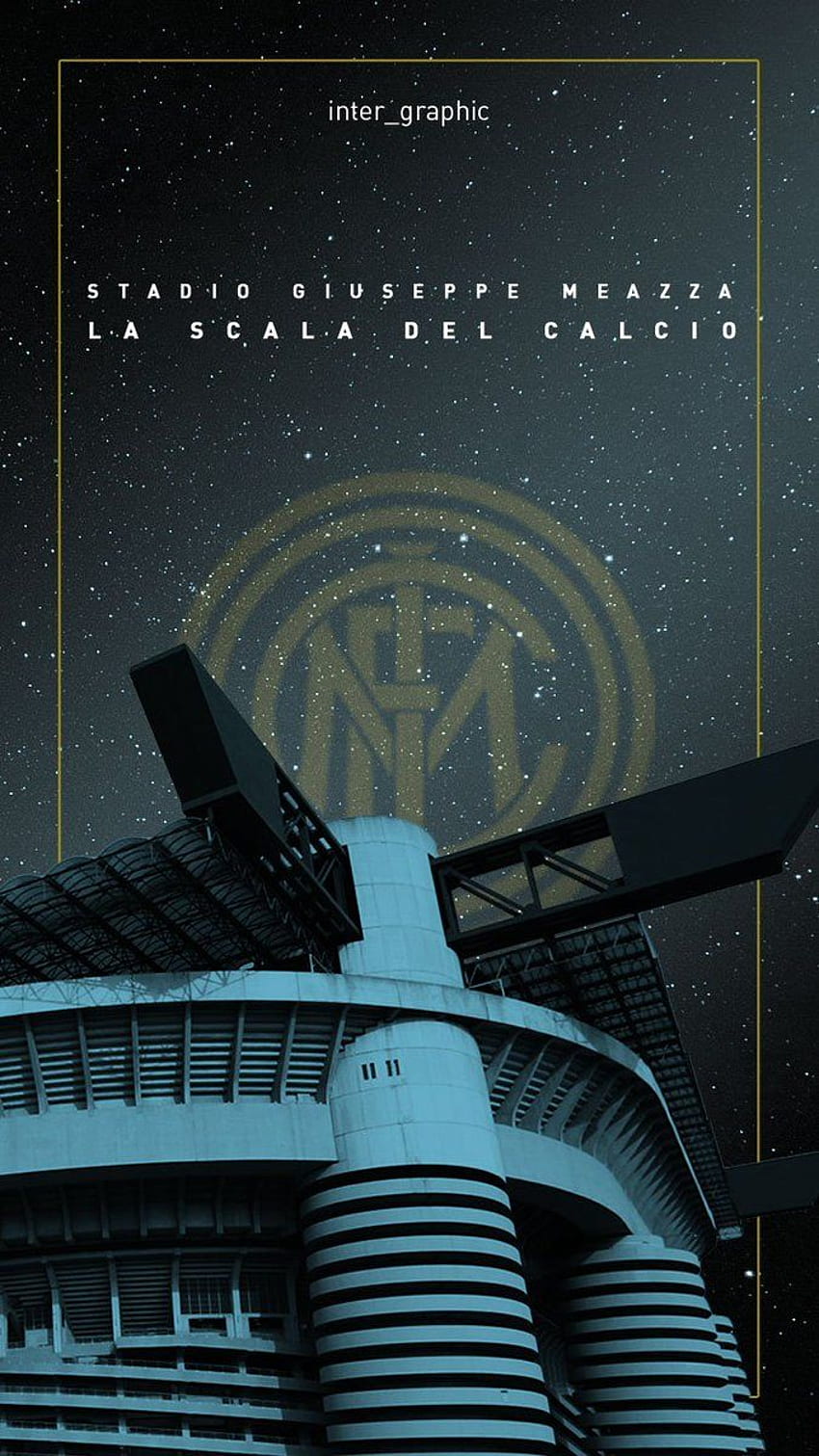 Inter Graphics - San Siro -, Inter de Milán fondo de pantalla del teléfono