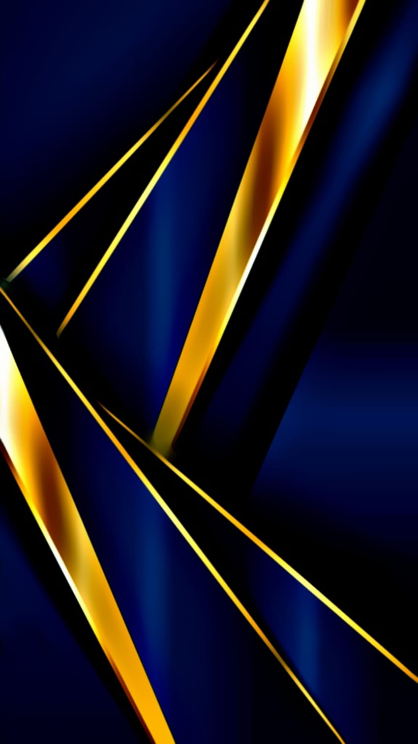 neon mengkilap emas biru, garis-garis, samsung, material, modern, simetri, desain, lapisan, pola, geometris, warna-warni wallpaper ponsel HD