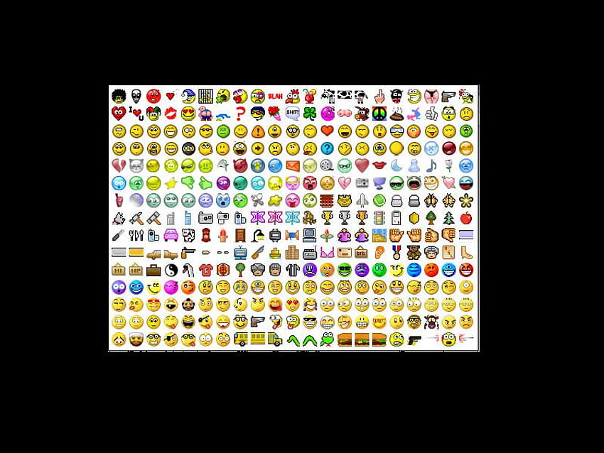 Emoticons 4 lyf, emoticons, cores, resumo, smileys papel de parede HD