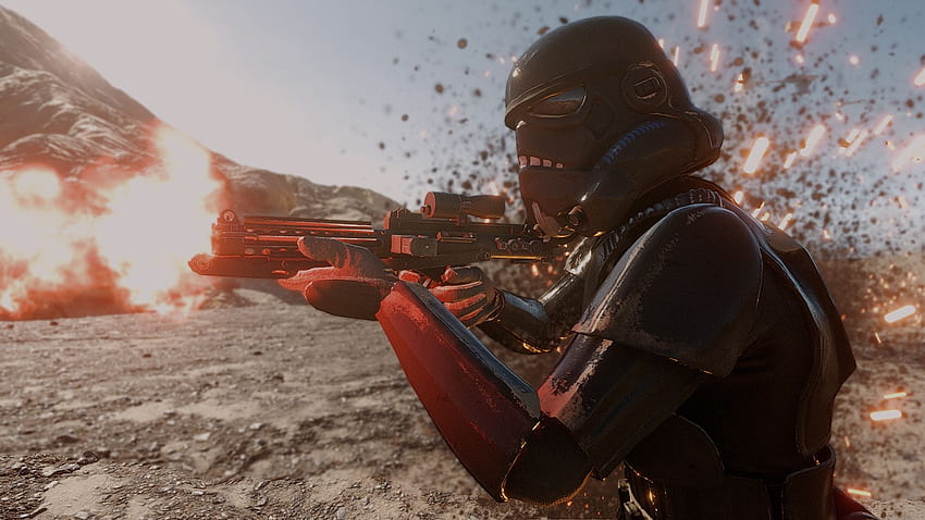 Shadow Trooper in Battle at Star Wars: Battlefront (2015) Nexus - Mod e community Sfondo HD