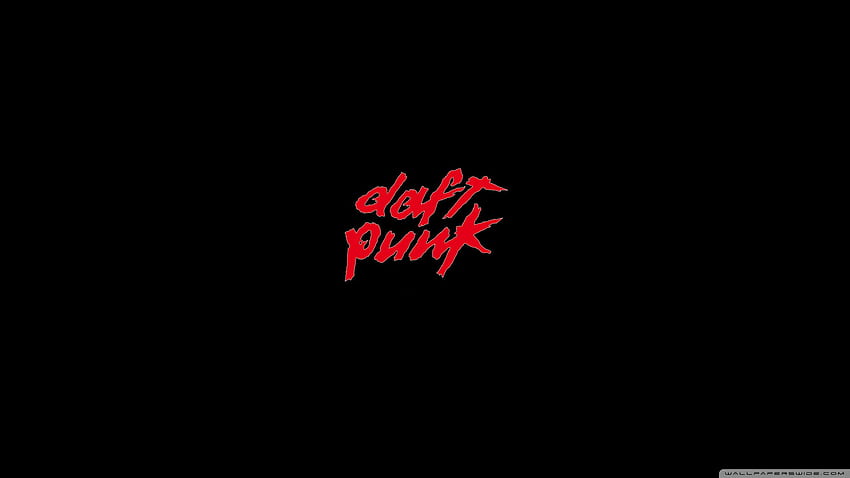 Daft Punk Red Logo Ultra Background for : & UltraWide & Laptop : Multi Display, Dual Monitor : Tablet : Smartphone HD wallpaper
