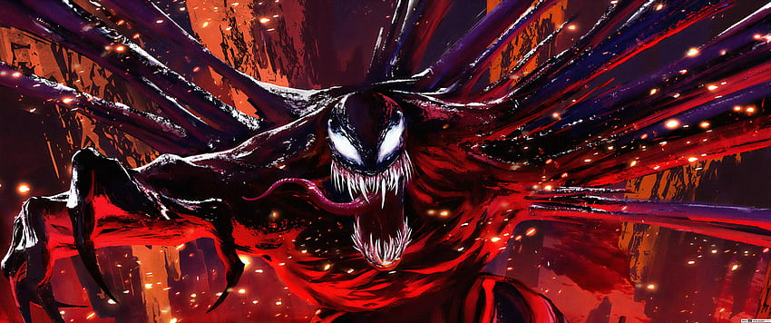 Venom (Animated), 3440X1440 Venom HD wallpaper