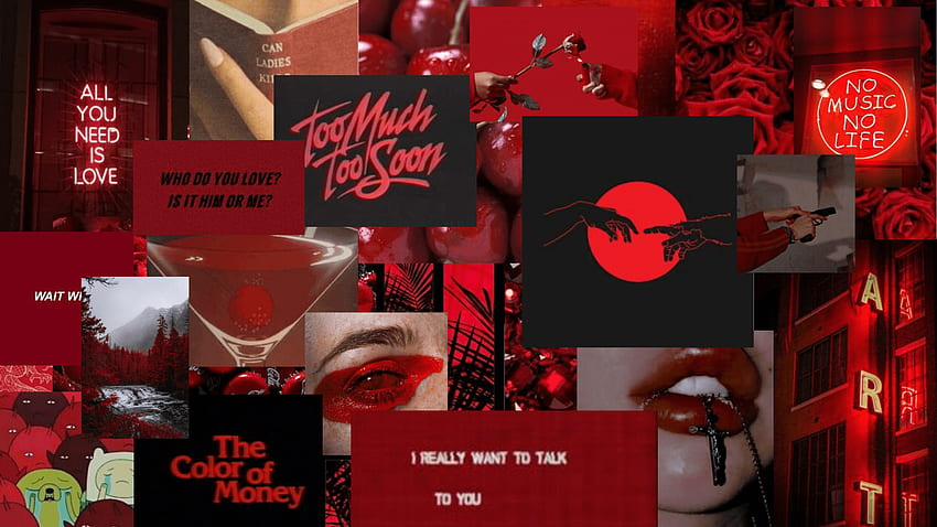 Red Skater Aesthetic : Alejandro Total Drama Island Island Drama / Find the best aesthetic on get, Grunge Aesthetic Collage Laptop HD wallpaper