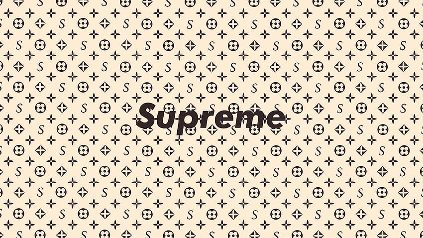 Lovely Supreme X Louis Vuitton Sfondo