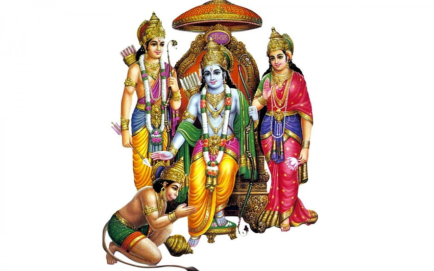 Lord Hanuman Ram Sita laxman Tapeta HD