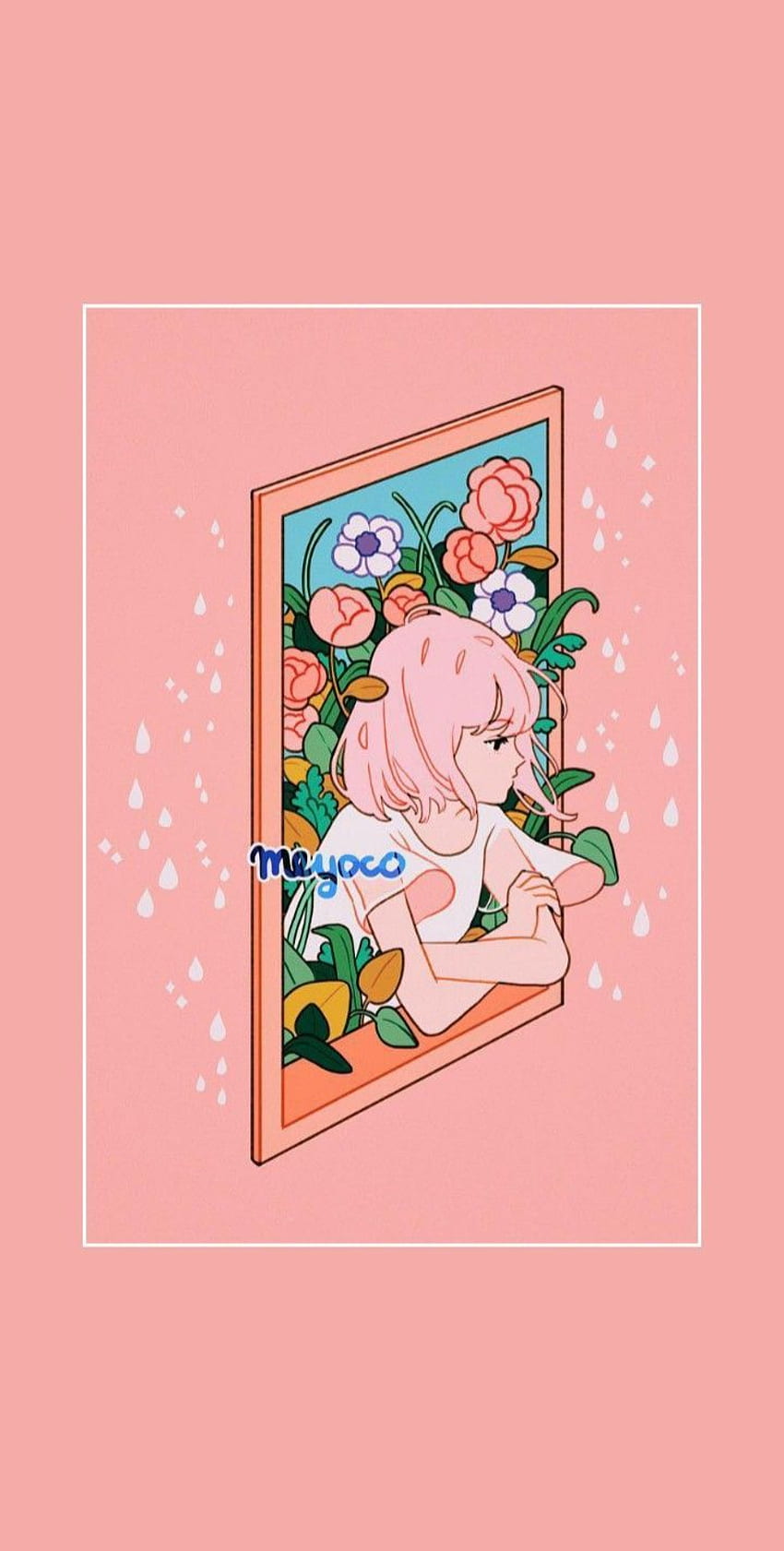 การวาดเป็นของ Meyoco ในขณะที่การแก้ไข (หรือปรับขนาด?) เป็นของฉัน [follow on Instagram!!] ในปี 2020 Aesthetic pastel , Cartoon , Cute pastel วอลล์เปเปอร์โทรศัพท์ HD