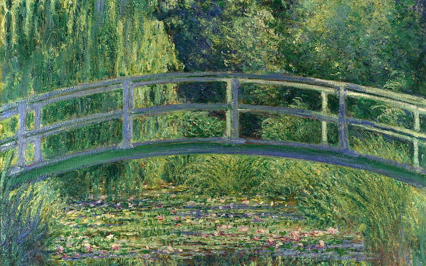 Claude Monet Nilüfer Göleti, Monet Nilüferleri HD duvar kağıdı