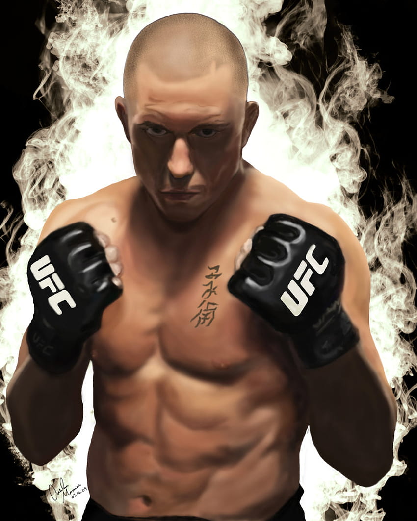 Georges St Pierre Rush Mma 파이터 페이지 Tapology Tattoo [] for your , Mobile & Tablet. GSP를 탐색하십시오. GSP HD 전화 배경 화면