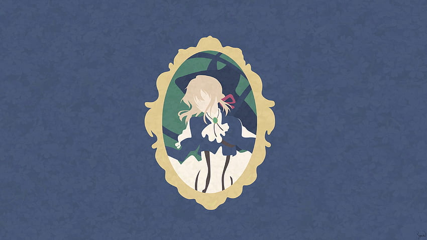 Violet evergarden, anime, blonde, minimal HD wallpaper