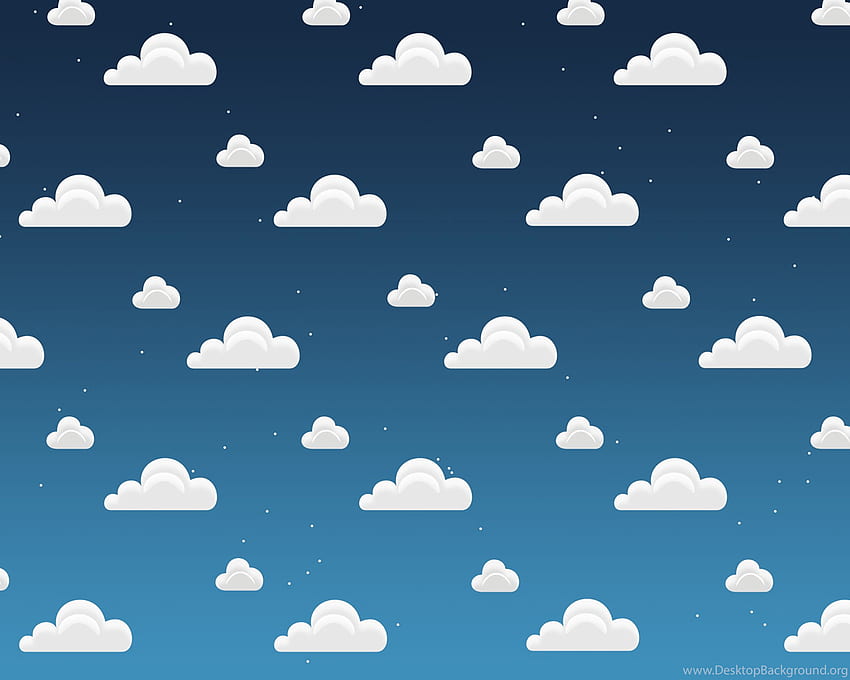 Nuvem de desenho animado -, Fundo de nuvem de desenho animado em morcego, Nuvem de chuva de desenho animado papel de parede HD