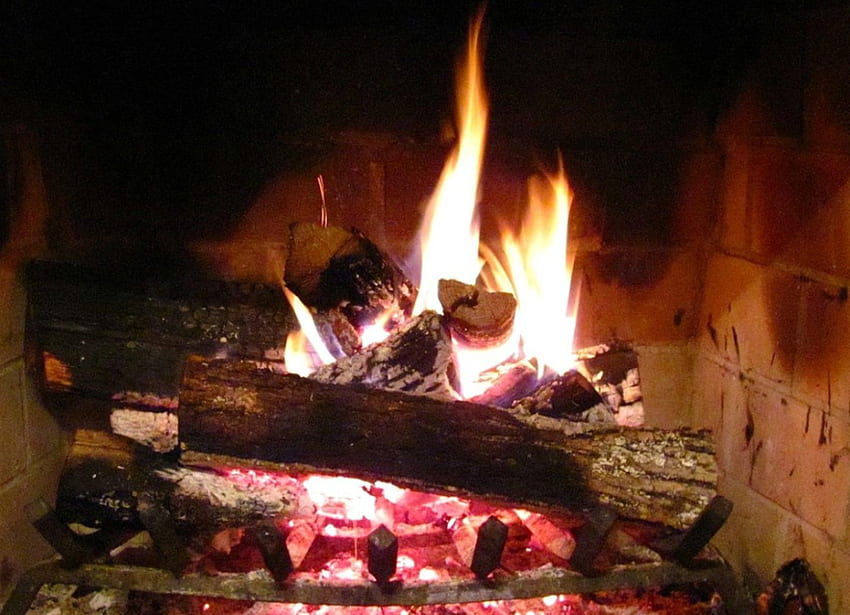 Елате да си стоплите пръстите на краката, зима, жарава, огнище, есен, пламък, камина, есен, природа, огън HD тапет