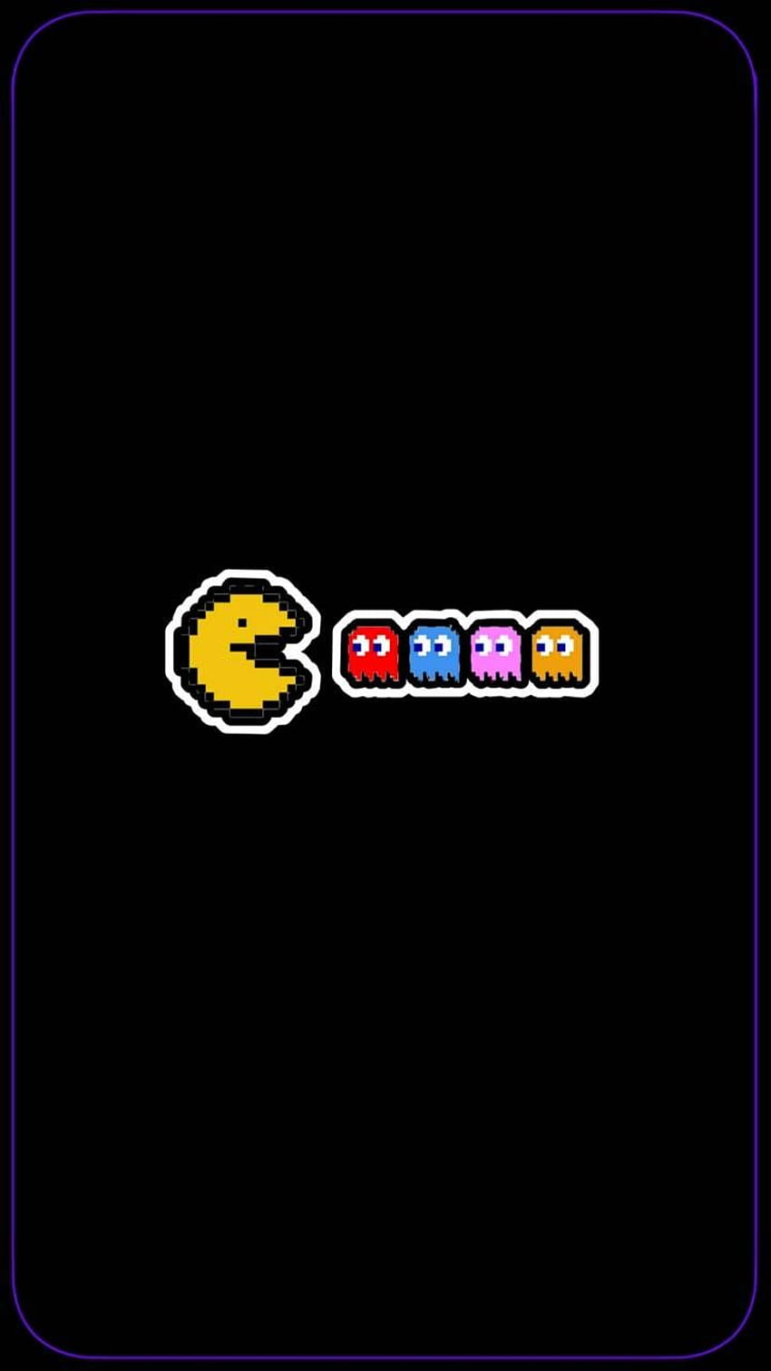 Pac man neón, Pacman fondo de pantalla del teléfono