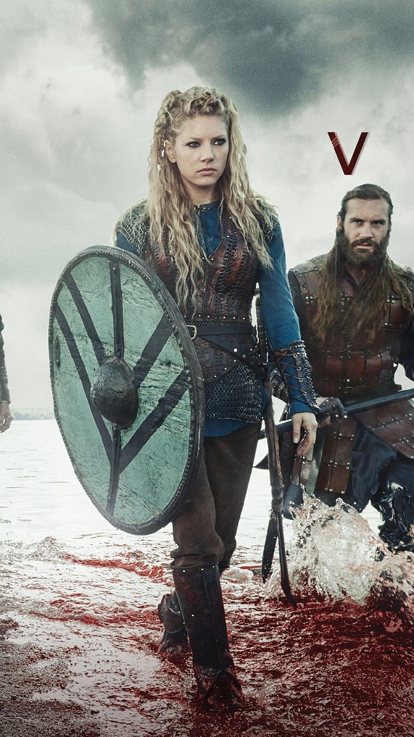 Vikings、Ragnar、Lagertha Lothbrok、Rollo、TV シリーズ for iPhone 8、iPhone 7 Plus、iPhone 6+、Sony Xperia Z、HTC One - Maiden HD電話の壁紙