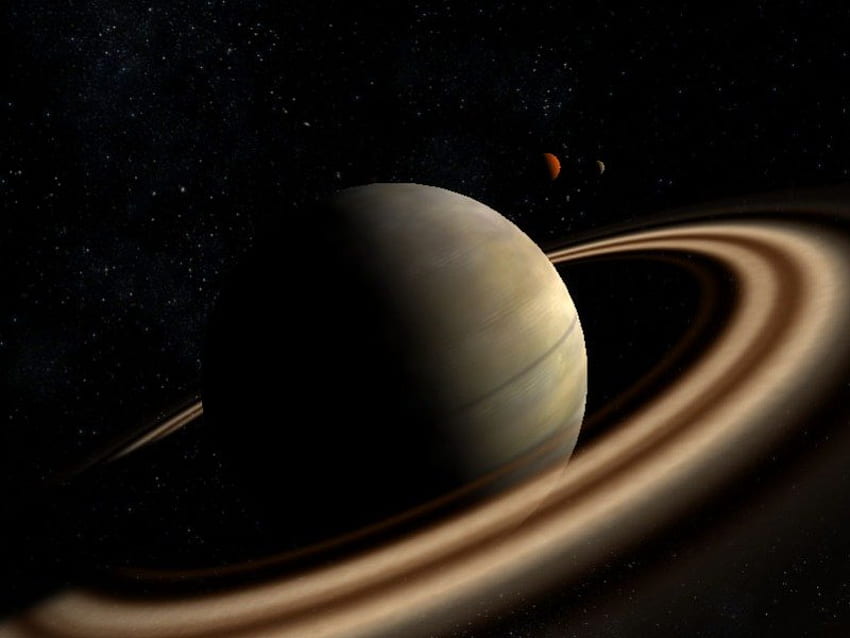 土星、惑星 高画質の壁紙