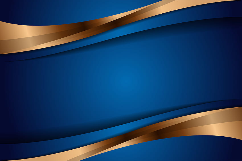 Modern Abstract geometric luxury background with blue and gold elements. Graphic design element for invita in 2020. Luxury background, Abstract background, Blue abstract HD wallpaper