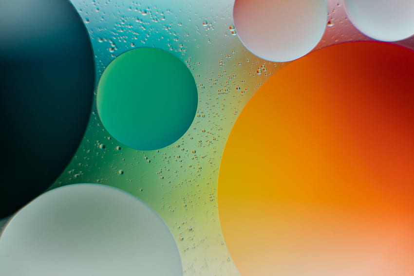 Abstract, Water, Bubbles, Circles, Form, Forms, Gradient HD wallpaper