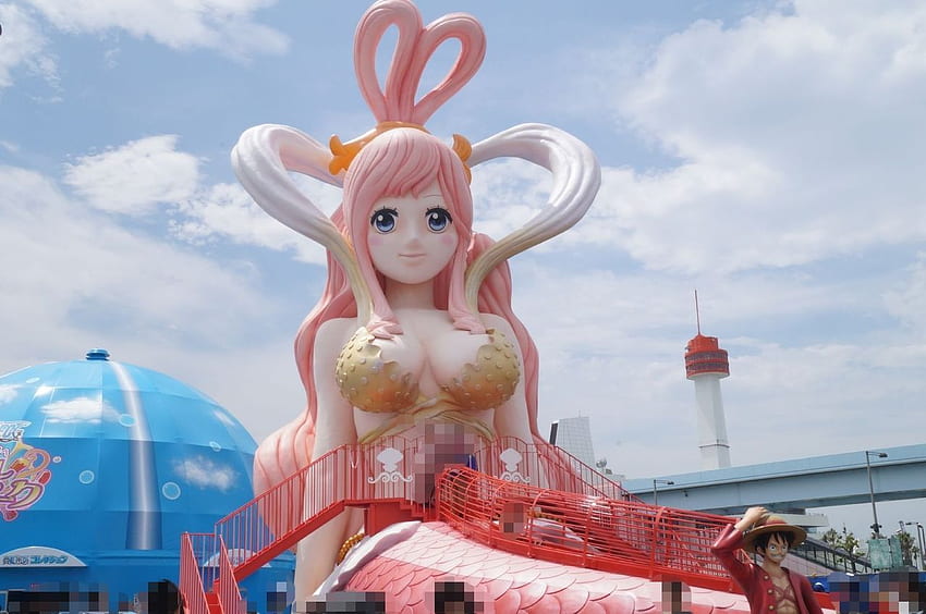 GG FIGURE NEWS: Giant 50 Feet Tall 'One Piece' Princess Shirahoshi In Odaiba (Tokyo, Japan) [More - Updated 7 17 12] HD wallpaper