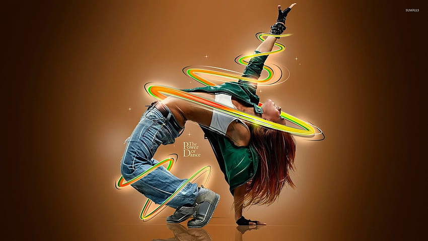 Danza 3D, baile hip hop fondo de pantalla
