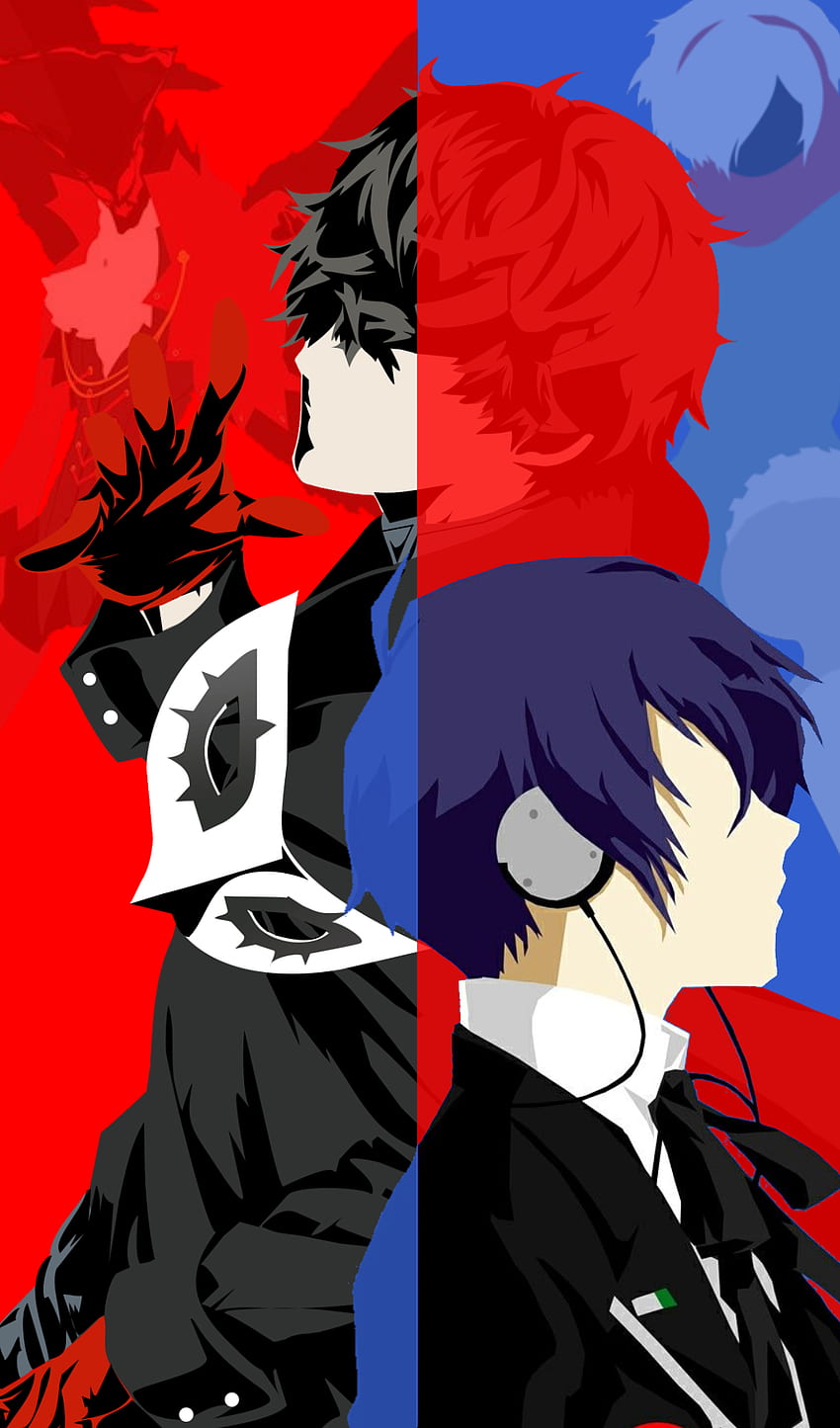 Persona 3 & 5 mashup I made, it's my first time making something like this so feedback is appreciated!: Persona5, Persona 3 Phone HD phone wallpaper