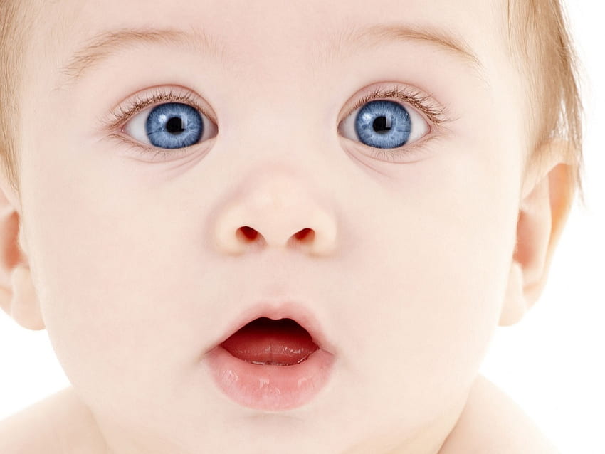 パッツィーの赤ちゃん、青、赤ちゃん、目、かわいい、人 高画質の壁紙