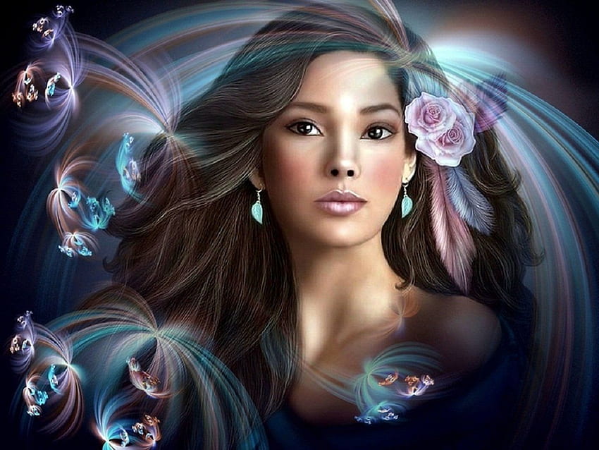 Walls Native American. Fantasy Girl, Fantasy Women, Beauty HD wallpaper |  Pxfuel
