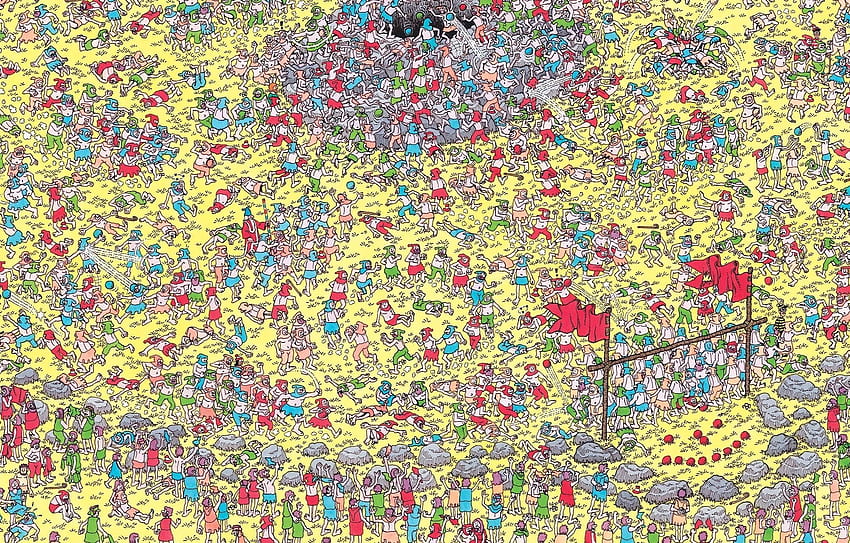 Niezwykle trudne Gdzie jest Waldo. Gdzie jest Wally, gdzie jest Waldo Tapeta HD