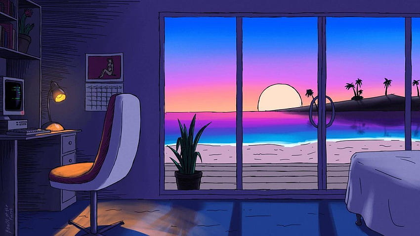 Aesthetic Room HD wallpaper