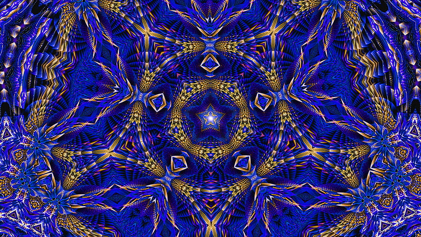 Abstract, Pattern, Fractal, Kaleidoscope HD wallpaper