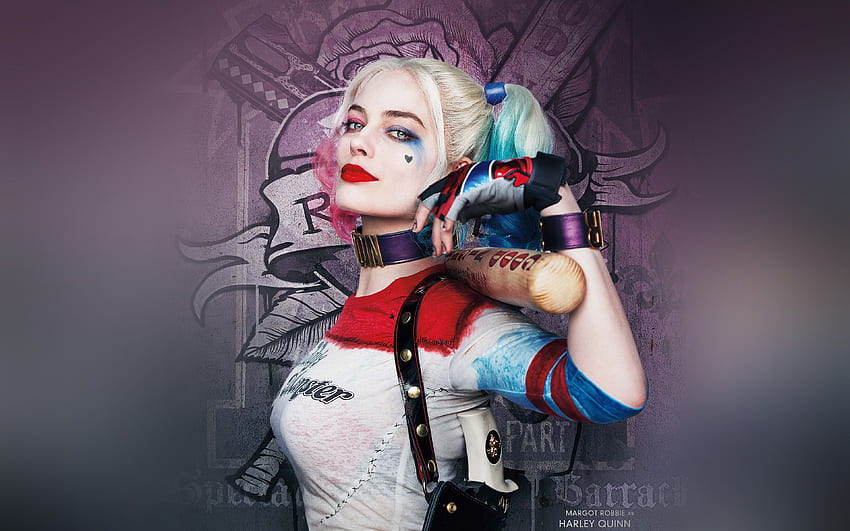 โปสเตอร์ยนตร์ Suicide Squad Art Hall Harley Quinn, Dark Harley Quinn วอลล์เปเปอร์ HD