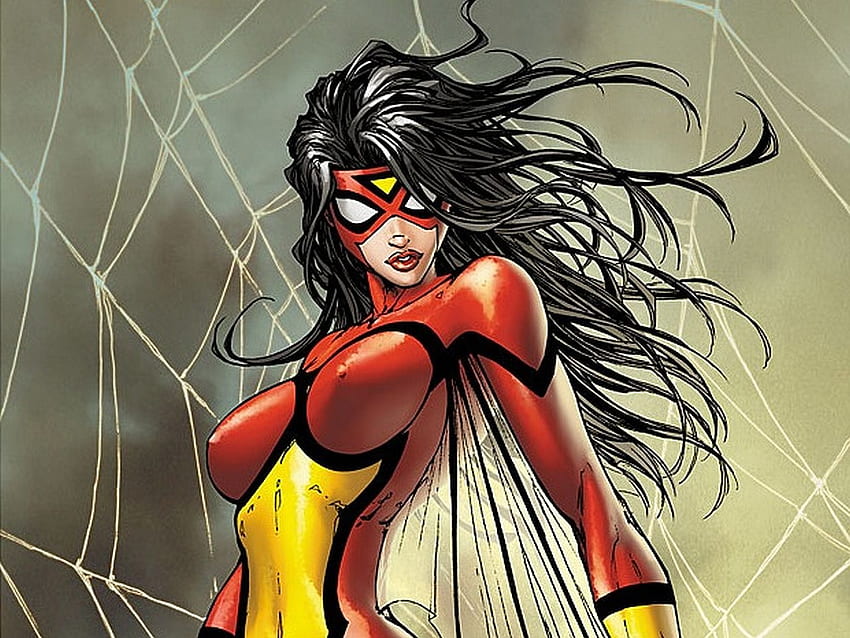 Spider Woman Dan Latar Belakang, Spider Web Woman Wallpaper HD