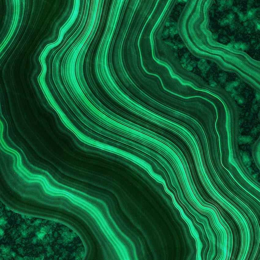 Malachit Texture 08 Art Print autorstwa Aloke Design X Small w 2020 r. Ciemnozielony estetyczny, malachit, zielona tekstura Tapeta na telefon HD