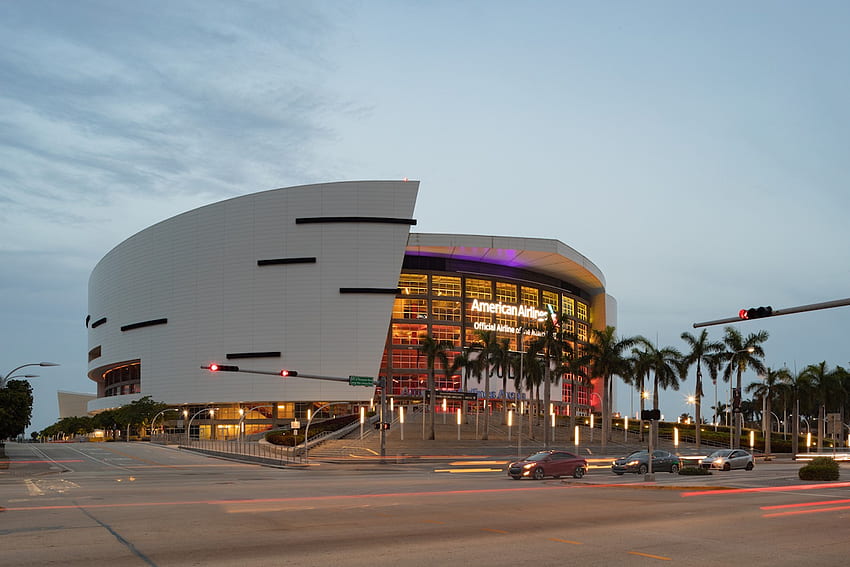 Miami Dade aprova acordo para renomear American Airlines Arena para FTX Arena. Novos tempos de Miami papel de parede HD