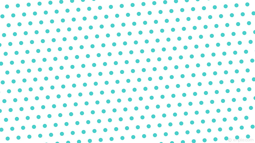 white polka dots hexagon blue medium turquoise HD wallpaper